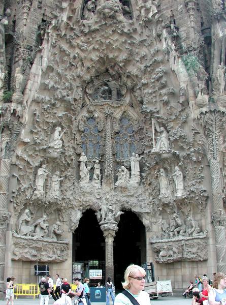 The Nativity Portal at the Sagrada Família